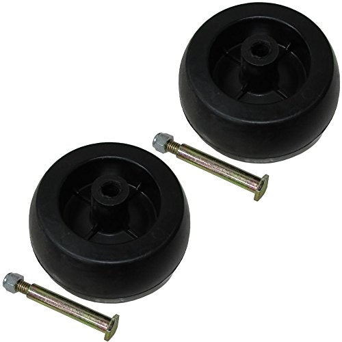 (2) 753-04856A Ruedas de cubierta con pernos para MTD Compatible con Cub Cadet RZT-50 LT1050 LT1046 LT1042