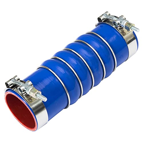 28359 Manguera de refrigerante de radiador superior de silicona con abrazaderas de 2.5 pulgadas de identificación compatible con PACCAR Peterbilt Kenworth sustituye a F50-6308