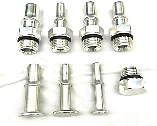 Beans Diesel Kit universal de depósito de combustible de doble puerto multifunción 280003 para FASS/AirDog/Fuelab compatible con Cummins/Duramax/Powerstroke