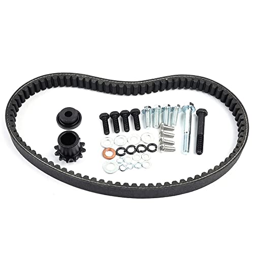 Convertidor de par de par de 1 pulgada de diámetro de 16 hp serie 40 kit de convertidor de par con un cigüeñal recto de 1 pulgada con chaveta de 1/4 pulgadas para motores Go Kart 9HP-16HP