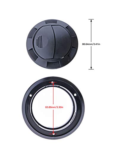 6674231 - 4 cubiertas de ventilación para Bobcat 751 753 763 773 863 864 873 883 963 320 322 323 5600 5610 S100 S130 S150 S160 S150 0 S17. 5 S185 S205 S220 S250 S300 A220 A300 T110 T140 T180