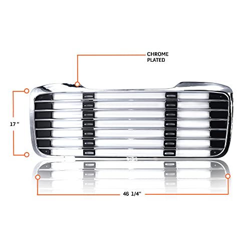 Freightliner M2 Rejilla cromada 2003-2015 sin pantalla de insectos (TR025)