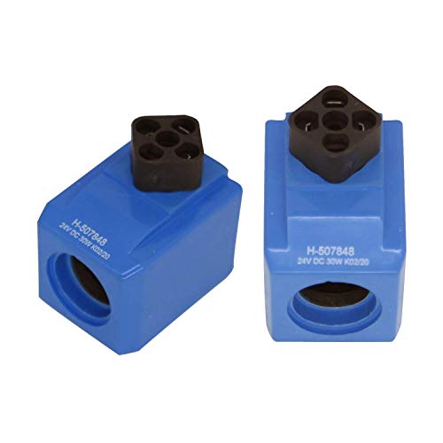 2PCS H507848 Solenoid Valve Coil H-507848 507848 24V 30W for Vickers