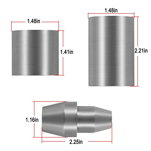 Para GM 4L80E/4L85E - Herramienta de transmisión de teflón para eje de turbina, 3 unidades