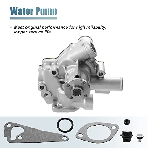 Bomba de agua TK132269 para motor Yanmar para motores Thermo King Tripac APU TK270 TK370 TK374 Bomba de agua refrigerante de motor de calor inferior tono plateado