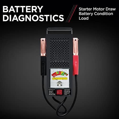 Probador de carga para batería SCHUMACHER, Negro