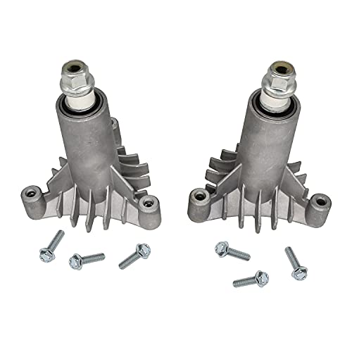 Conjunto de husillo 285-456 para AYP Husqvarna Craftsman Ride Mower con cubiertas de 36 pulgadas, 38 y 42 pulgadas, 2 piezas de montaje de husillo para AYP Husqvarna Craftsman Poulan Sears 130794 532130794 128774 128285 5 21331 28.3 in