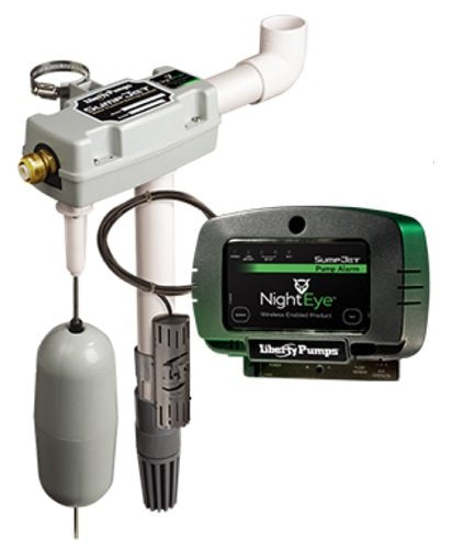 Liberty bombas sj10 a-eye sumpjet accionado por agua para cárter de back-up Bomba Con nighteye Alarma Inalámbrica