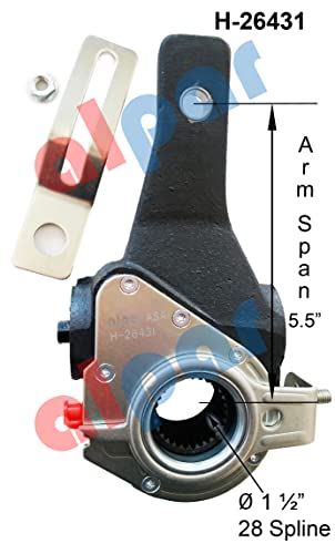 alpar Ajustador automático de holgura, 28 ranuras, x 5.5 pulgadas, reemplaza 40910466, 135.2834,25QD345