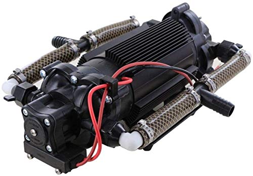 Shurflo Power Twin Pump 4111-035 6.25 gpm 45 psi Alto Flujo 12 voltios Bomba Pulverizador Bomba Transferencia Bomba ATV Bomba Rociador Bomba ATV