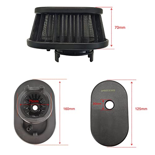 8M0082911 Marine Air Filter for Mercury 75 80 90 100 115 HP 4 Stroke Outboard Motor 35-897575T02 35-897575T01