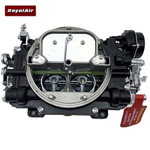 1400 Performer 600 CFM - Carburador eléctrico de 4 barriles de orificio cuadrado para reemplazar Edelbrock 1400 performer 600 CFM (negro)