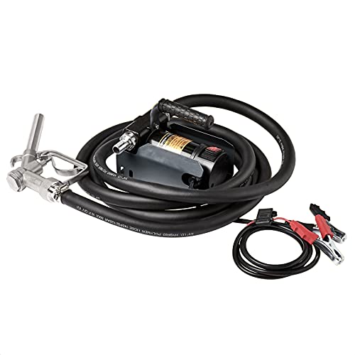 Commercial Kit de bomba de transferencia de combustible diésel 10GPM eléctrico autopebante DC 12V Set