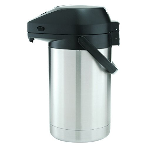BUNN Airpot de acción con palanca de 2.5 litros, acero inoxidable, 32125.000