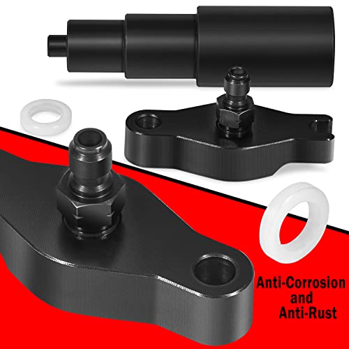 Deecaray Tu-15-26 Adaptador de prueba de compresión diésel para inyector, 3 piezas, negro, compatible con motores Cummins ISB utilizados en Dodge Pick-Ups