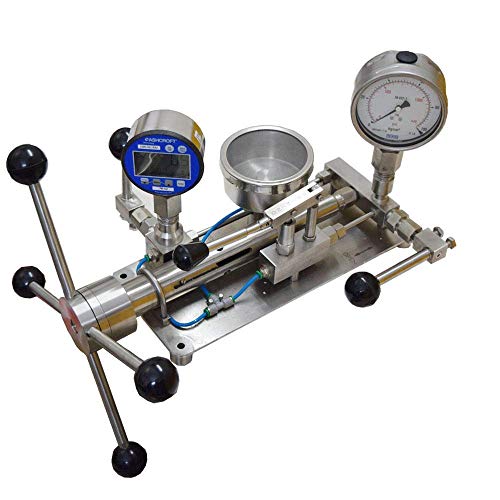Calibrador de presión de alta precisión de banco (rango: 0 a 2,204.6 lbs/cm²) para laboratorios de calibración, industrias por INSTRUKART