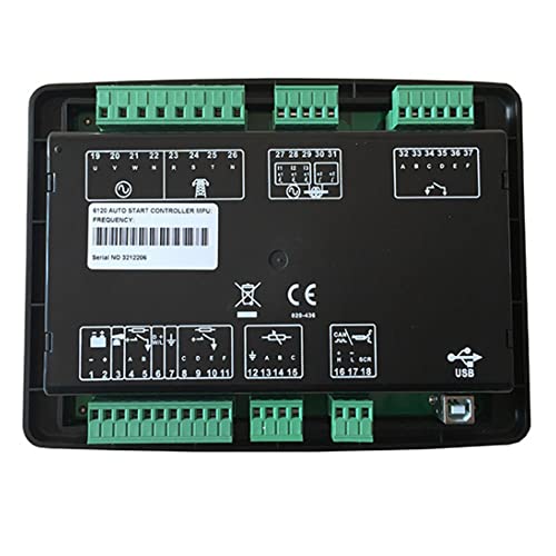 Generador DSE6120 Controlador Automático Pantalla LCD Monitor Frecuencia Voltaje Corriente Herramientas Generador Controlador