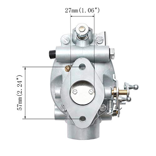 Carburador Tractor Carb con junta y pernos | Para Ford Jubilee NAA NAB Tractor Marvel Schebler | Reemplazo # EAE9510C, B2NN9510A, TSX428