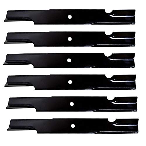 (6) Cuchillas para cortacésped para Bad Boy Zero Turn 61" Deck Reemplaza 038-6080-00