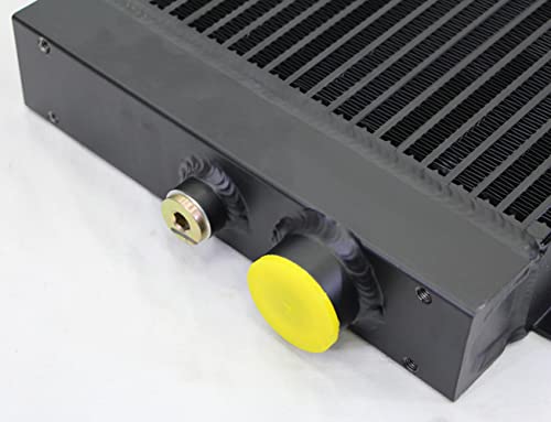 Enfriador de aceite hidráulico móvil, 0-60 GPM, 20HP; Modelo OC-62 con o sin válvula de derivación (sin derivación)