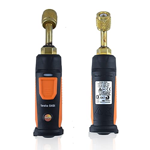 Manómetro portátil de alta presión (rango: -1 a 60 bar) para calderas, reactores, automóviles, HVAC, Furness, fábricas, plantas junto con calibración de fábrica Certificado Modelo: Testo 549i