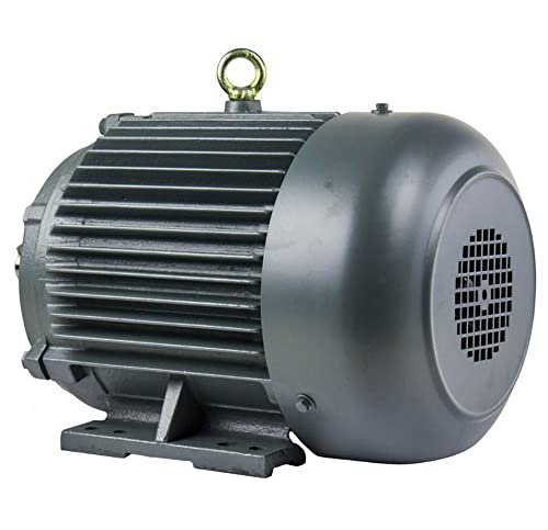 WorldWide Electric Corporation Worldwide Motor eléctrico PEWWE5-36-184T, PREM EFF, TEFC, Rigid, 3 PH, 184T, 208-230/460V, 6 FLA