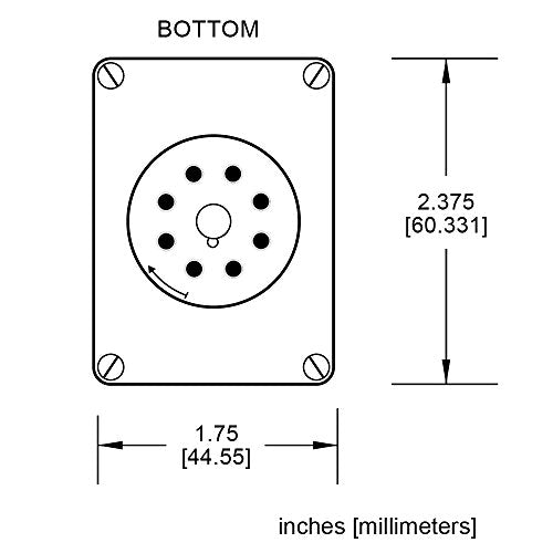 Symcom MotorSaver Monitor de voltaje trifásico, modelo 201A-AU, 190-480V, punto de viaje variable, retraso de reinicio, retraso de viaje y desequilibrio de voltaje, base octal de 8 pines