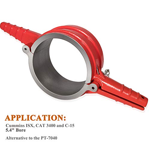 ATC-7040 Diesel para Cummins ISX, CAT 3400, C-15, compresor de anillo de pistón PT-7040, Rojo