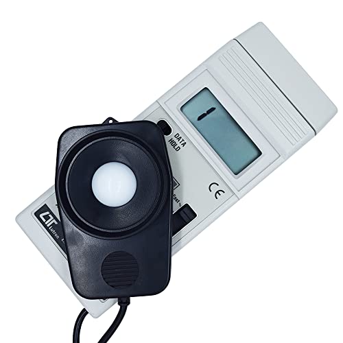 Lux digital o medidor de luz (rango: 50,000 Lux) utilizado para medir el brillo y la intensidad de la luz de la escuela, laboratorio, oficina, estadio, teatros junto con certificado de calibración. Modelo: Lutron LX-102