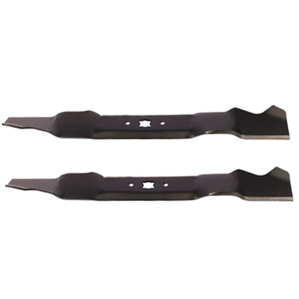 (2) Cuchillas de trituración para cortacésped a presión para Troybilt de 21 pulgadas, sustituye a 942-0741A