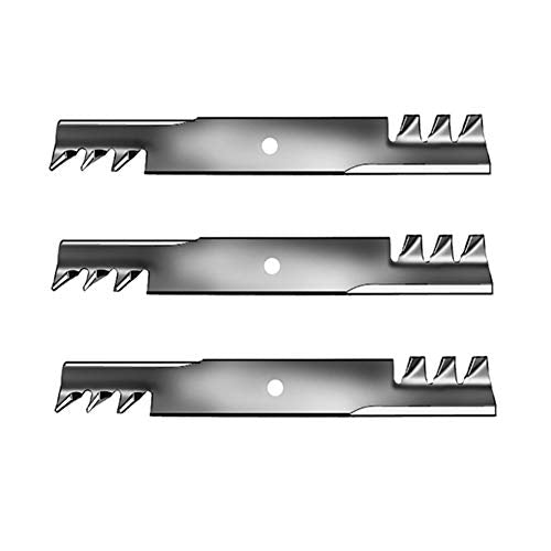 Compatible con cuchillas de cortacésped Gator G3 (paquete de 3) para Hustler Raptor SD 60 Deck 96-319 (3 pulgadas)