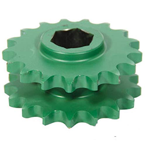 ae39301 Nueva Unidad principal doble piñón 17/17 Diente para John Deere 330 +