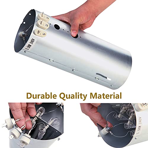 134792700 Elemento de calefacción para secadora, limitador térmico 137032600 y termostato 3204267 compatible con secadores Electrolux Frigidaire, repuesto PS2349309 AP4368653 AP4368739 PS2349395 y AP2131414214214