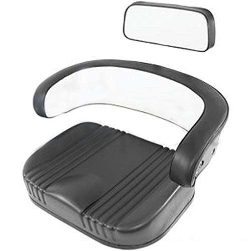 3-Piece Black/White Seat Set Fits Case/International Harvester Tractor 1026 105 Combine 1066 1206 1256 1456 1466 1999435C1