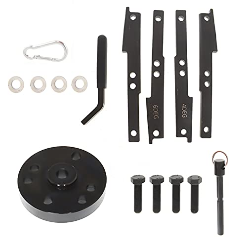 waltyotur Kit de herramientas de distribución de levas con extractor de engranajes de leva inyector y pasador de manivela de repuesto para Cummins ISX QSX acero resistente 3163021 3163069 3163530