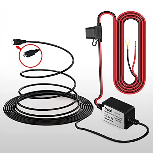 Cable de cableado marino de 12 a 24 V a Micro USB para vehículo y kit de estabilizador de potencia para Tracki GPS Tracki, o para cámara de salpicadero, cámara de salpicadero