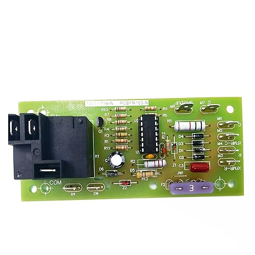 Placa de circuito de control de ventilador de horno mejorada, repuesto para Goodman PCBFM103S, retardo de tiempo de la placa de control del ventilador del ventilador