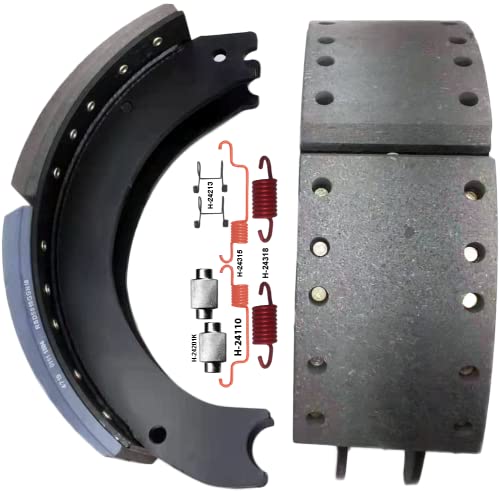 4719 Brake Shoe Box Kit FF Grade 23K Linings with ES2 Hardware kit