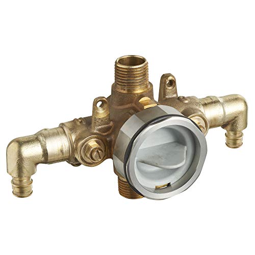 American Standard RU108ESS - Válvula de ducha flash con codos de entrada PRX y salidas universales con topes de destornillador para sistema de expansión en frío, sin terminar