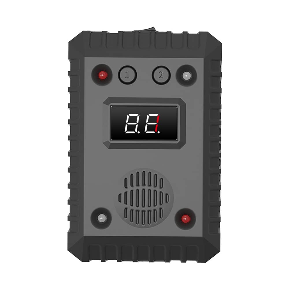 Coche Debajo del capó Repelente de Animales Repelente de roedores Repelente de Ones Dispositivo disuasorio con luz estroboscópica LED Sonido de Alarma para Maletero de Coche RV alén Interior