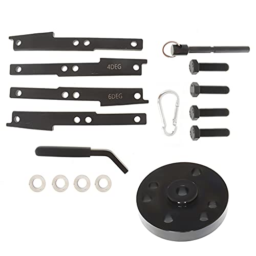 waltyotur Kit de herramientas de distribución de levas con extractor de engranajes de leva inyector y pasador de manivela de repuesto para Cummins ISX QSX acero resistente 3163021 3163069 3163530