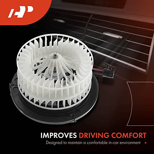 Conjunto de motor de soplador de calentador HVAC compatible con vehículos Freightliner - Century Class 1996-2002, Columbia 2000-2001 - Lado delantero, reemplazo # BOA8041500789, ABPN83301137