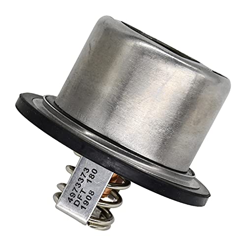 4973373 2882757 4318197 4318947 180° Termostato compatible con Cummins Engine ISX 15 N14 L10 CM570 CM871 CM871E CM2250 CM2350 CM20SN CM20 CM2220 QSM11 M11 QSC8.3