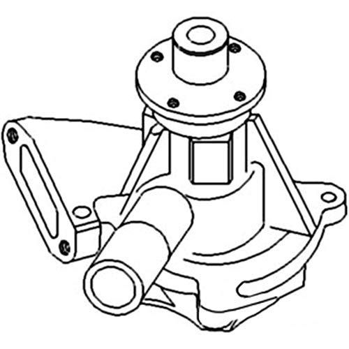 74036573 Bomba de agua para Allis Chalmers 7030 7040 7045 7050 7060 7080 7580