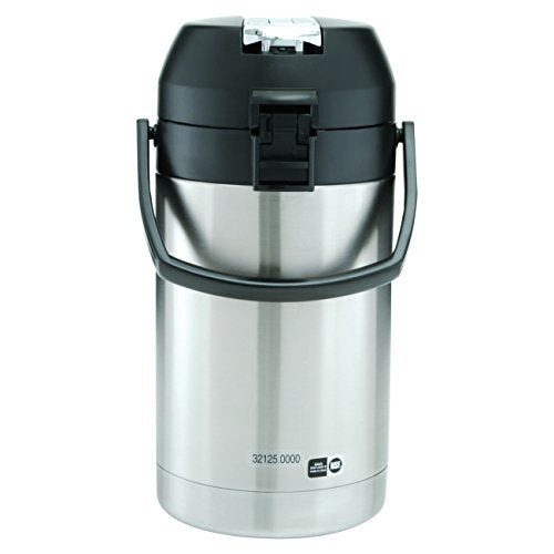 BUNN Airpot de acción con palanca de 2.5 litros, acero inoxidable, 32125.000