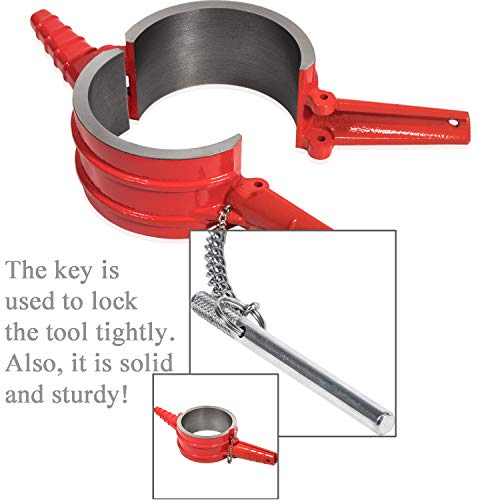 Herramienta instaladora para extractor de compresor de anillo de pistón para Cummins ISX QSX, Caterpillar 3400, 3406 3408 3412 y C-15 de 5.4 pulgadas, diámetro alternativo PT-7040 5394454 (rojo)
