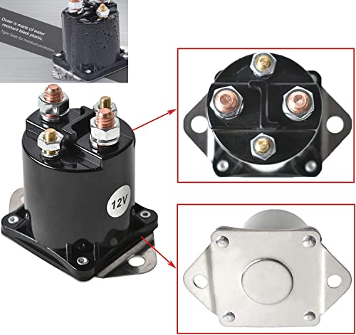 1013609 Solenoide de arranque de coche club, solenoide de carrito de golf de gas, interruptor solenoide de 12 V 1013609 para coche de club DS y carrito de golf de gas precedente, 1012275, 1013609, 435-154, 1012275, 435-15 4, LPLPL66, 003