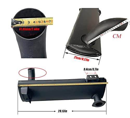 6680164 - Silenciador para motor Duetz Bobcat 863 863G 864 873 873G 883 A220 A300 S250 S300 T200