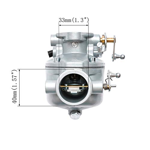 Carburador Tractor Carb con junta y pernos | Para Ford Jubilee NAA NAB Tractor Marvel Schebler | Reemplazo # EAE9510C, B2NN9510A, TSX428