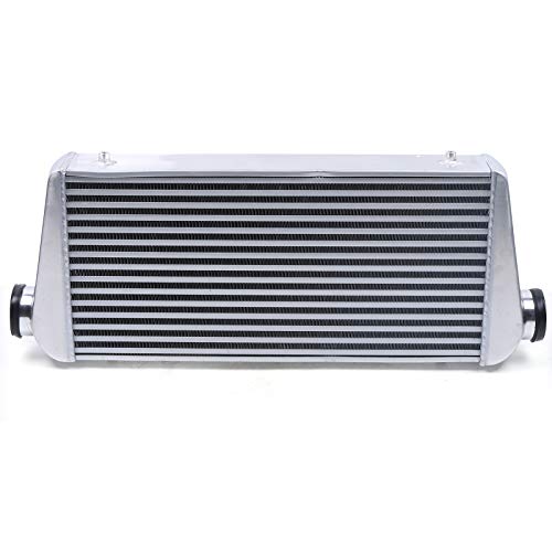 Fetcoi Intercooler universal de 31 x 12 x 4 pulgadas, entrada y salida de 3 pulgadas